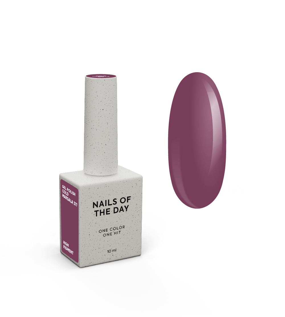 Nails of the Day Let's Special Cold Marsala