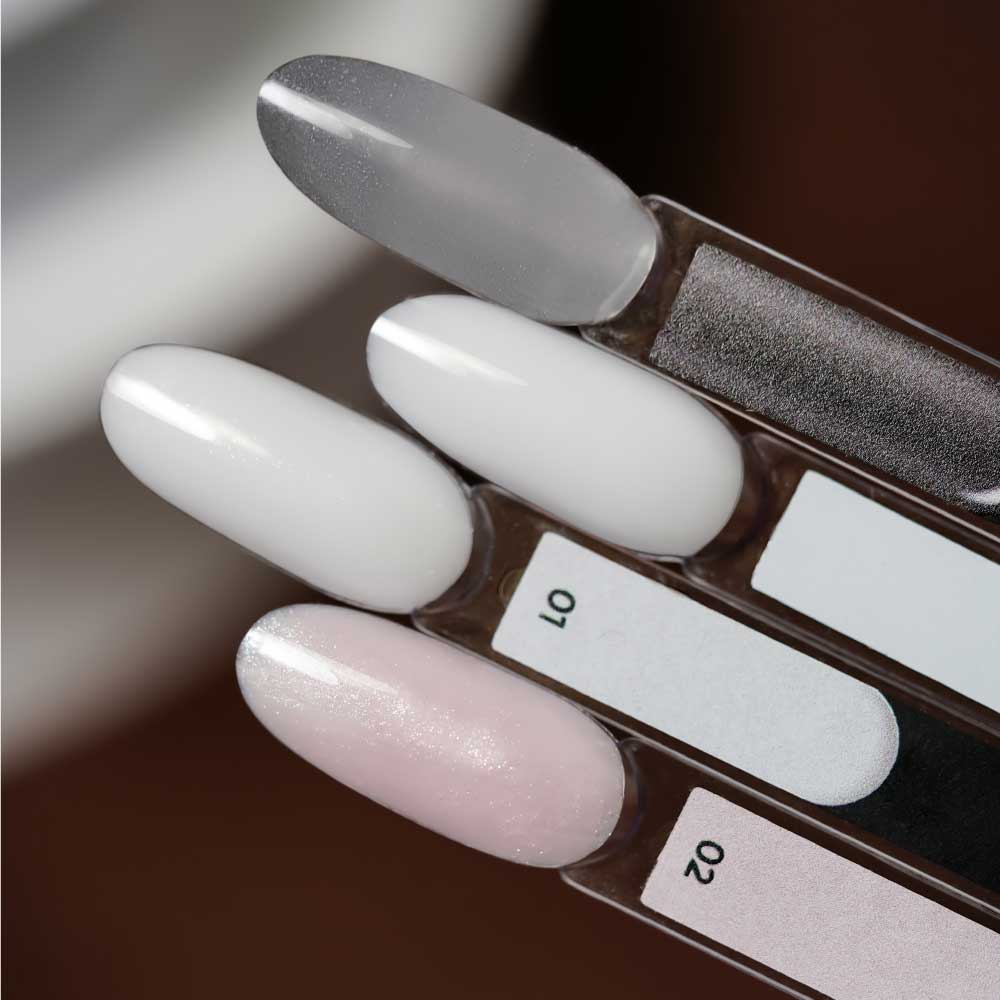 Polygel blanco · NOTD