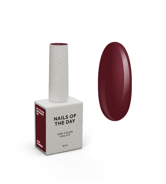 Gel polish Burgundy